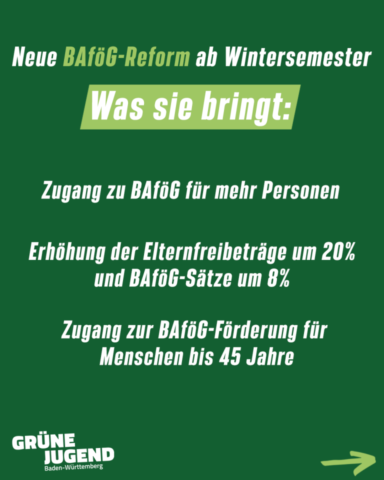 Neue BAföG Reform