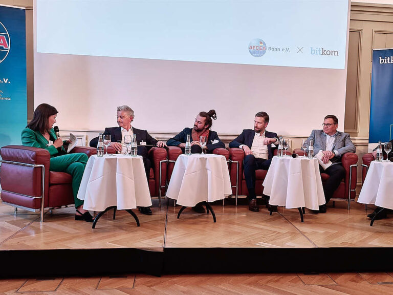 Paneldiskussion beim parlamentarischen Abend von AFCEA Bonn e.V. und Bitkom e.V.
