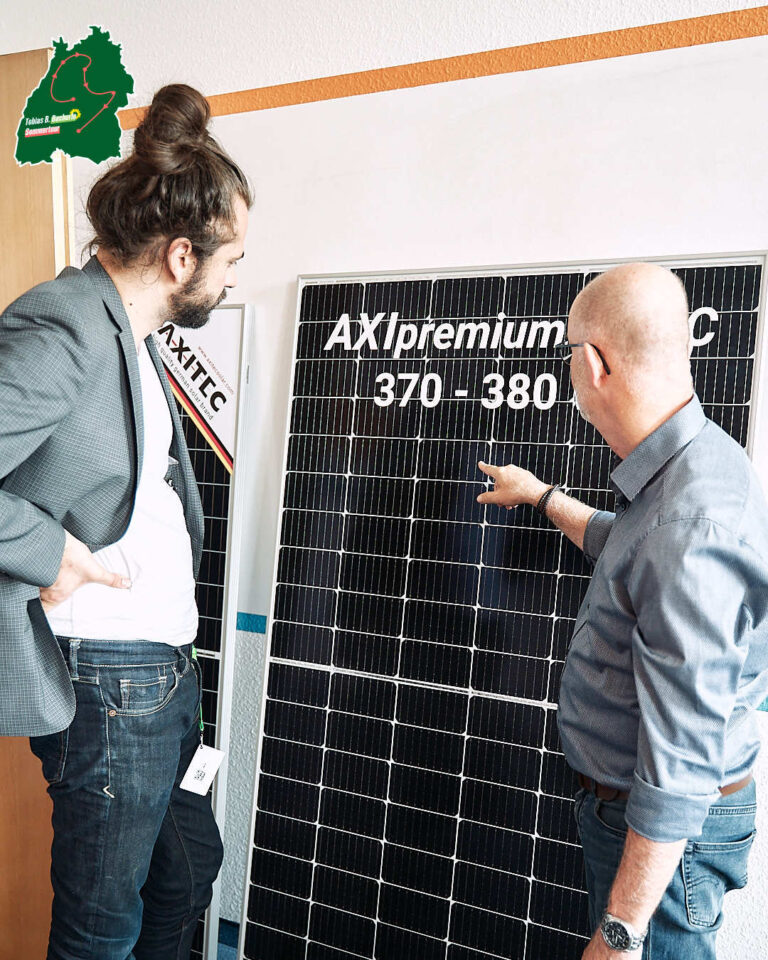 Besuch bei dem Solarhersteller Axitec
