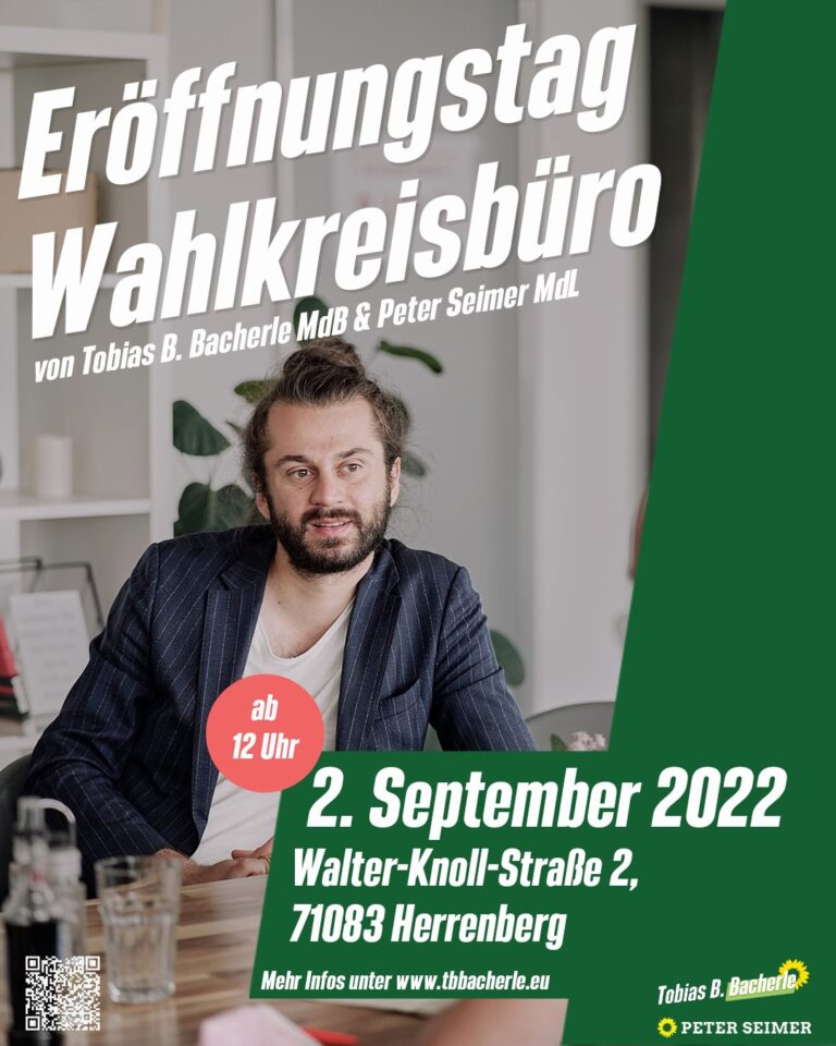 Einladung zur Büro Eröffnung Herrenberg